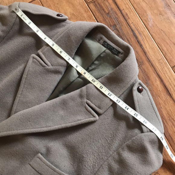 Vintage Wool Teller Coat Hungary Made 41 L - Picture 10 of 13